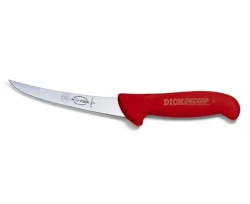 Nóż trybownik Dick ERGOGRIP 8299113 - 13 cm wygięty twardy czerwony