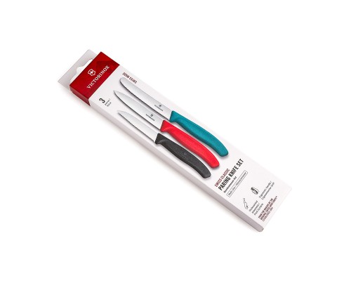 Zestaw 3 noży kuchennych Victorinox 6.7116.34.C1 - wielokolorowy