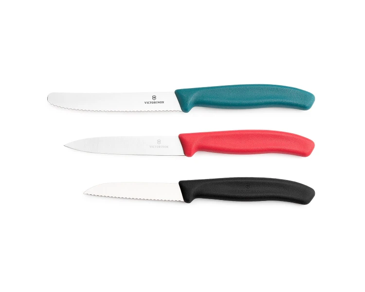 Zestaw 3 noży kuchennych Victorinox 6.7116.34.C1 - wielokolorowy