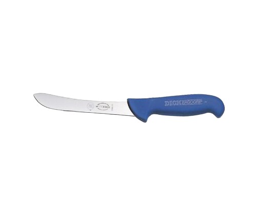 Nóż masarski Dick ERGOGRIP 8236915 - 15 cm wygięty twardy niebieski