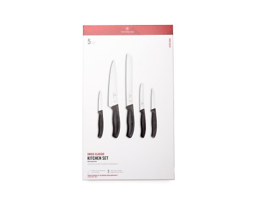 Zestaw 5 noży kuchennych Victorinox 6.7133.5G czarny
