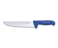 Nóż masarski blokowy Dick ERGOGRIP 8234821 - 21 cm prosty szeroki niebieski