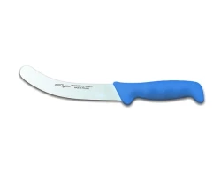 Nóż masarski Polkars nr 8 - 17,5 cm wygięty twardy niebieski
