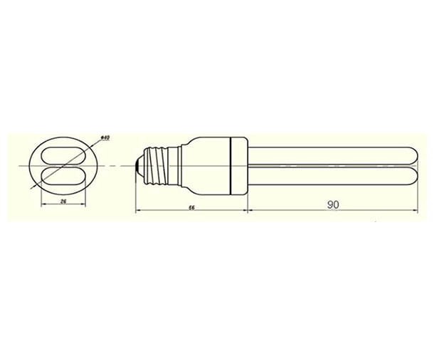 Żarówka E27 - 15 W do sterylizatora UV do noży