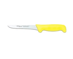Nóż masarski Polkars 13 - 15 cm prosty twardy żółty