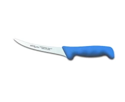 Nóż masarski Polkars nr 2 -  wygięty twardy 15 cm niebieski