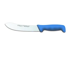 Nóż masarski Polkars  nr 7 - 17,5 cm wygięty twardy niebieski