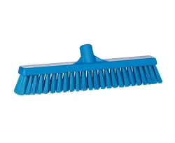 Miotła Vikan 31743 miękko / twarde włosie 410 mm niebieska