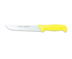 Nóż masarski Polkars nr 5 - 17,5 cm prosty twardy żółty