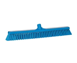 Miotła Vikan 31943 miękko / twarde włosie 610 mm niebieska